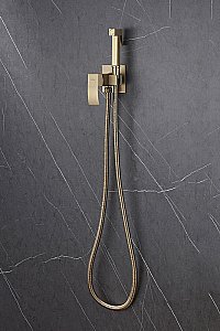 Гигиенический душ Abber Wasserfall AF8625G никель матовый купить в интернет-магазине сантехники Sanbest