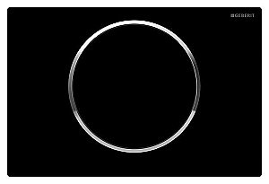 Кнопка для инсталляции Geberit Sigma 10 черная купить в интернет-магазине сантехники Sanbest