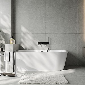 Ванна акриловая Abber 140х70 AB9502-1.4 белая купить в интернет-магазине Sanbest