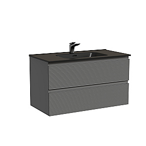 Тумба с раковиной Sancos Folk 90 FL90GS Grey soft для ванной в интернет-магазине Sanbest