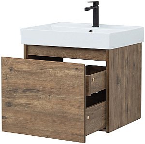Тумба с раковиной Aquanet Nova Lite 249511 60 дуб рустикальный для ванной в интернет-магазине Sanbest