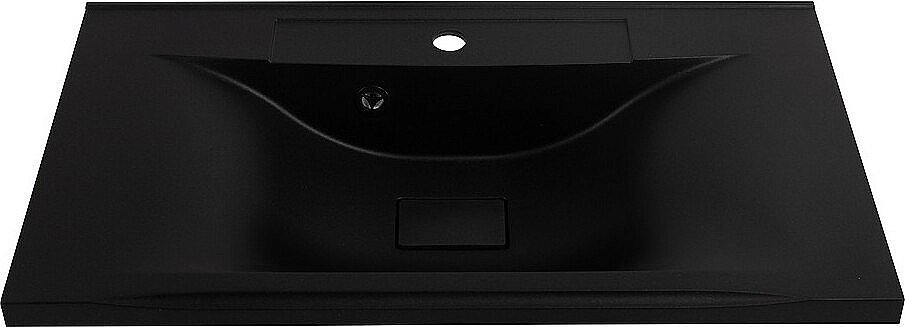 Раковина мебельная BelBagno BB800/450-LV-ART-PR-NERO черная купить в интернет-магазине Sanbest