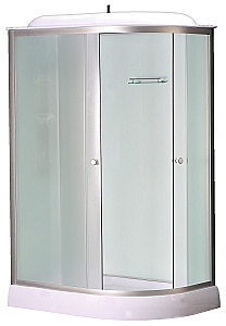 Душевая кабина Loranto CS-66121 F 120х80 матовое стекло/профиль хром купить в интернет-магазине Sanbest