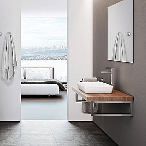 Раковина накладная Vitra Metropole 60 5668B003-0012 белая купить в интернет-магазине Sanbest