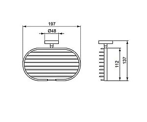 Мыльница Ideal Standard IOM A9112AA купить в интернет-магазине сантехники Sanbest