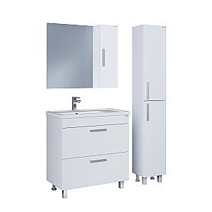 Пенал Grossman Нео 30 303042-1K белый для ванной в интернет-магазине сантехники Sanbest