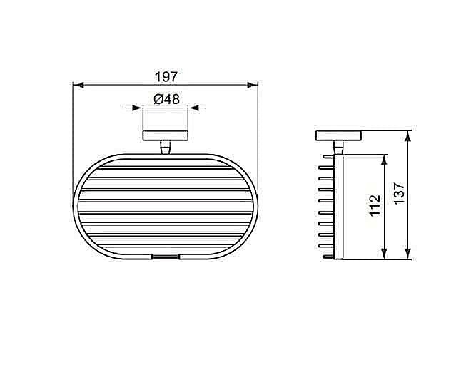 Мыльница Ideal Standard IOM A9112AA купить в интернет-магазине сантехники Sanbest