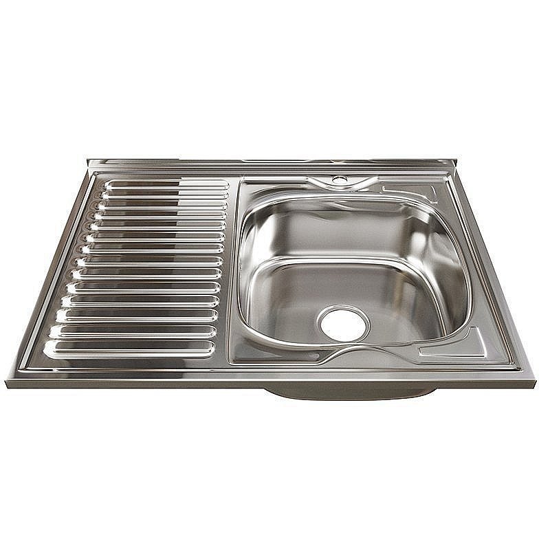 Мойка кухонная MIXLINE ML 528181 хром купить в интернет-магазине сантехники Sanbest