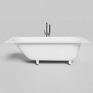 Ванна Salini Ornella Axis S-Stone 170х75 103523M белая матовая купить в интернет-магазине Sanbest
