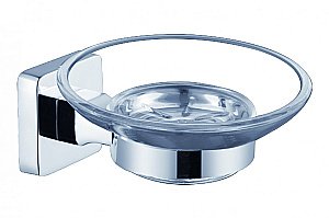 Мыльница CeramaLux Quadro 61904 хром купить в интернет-магазине сантехники Sanbest