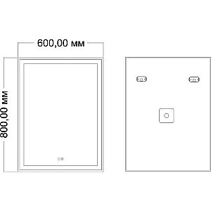 Зеркало Mixline Минио 547051 60 в ванную от интернет-магазине сантехники Sanbest