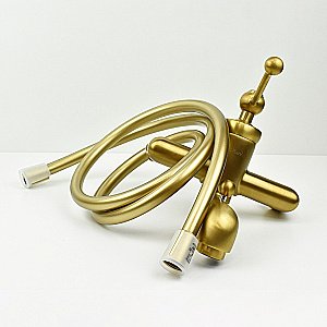 Смеситель для ванны PAINI Duomo 88PJ105 золото матовое купить в интернет-магазине сантехники Sanbest