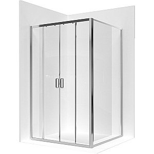 Душевой уголок Ambassador Forsa AX 17021107AX-110AX 120х110 стекло прозрачное/профиль хром купить в интернет-магазине Sanbest