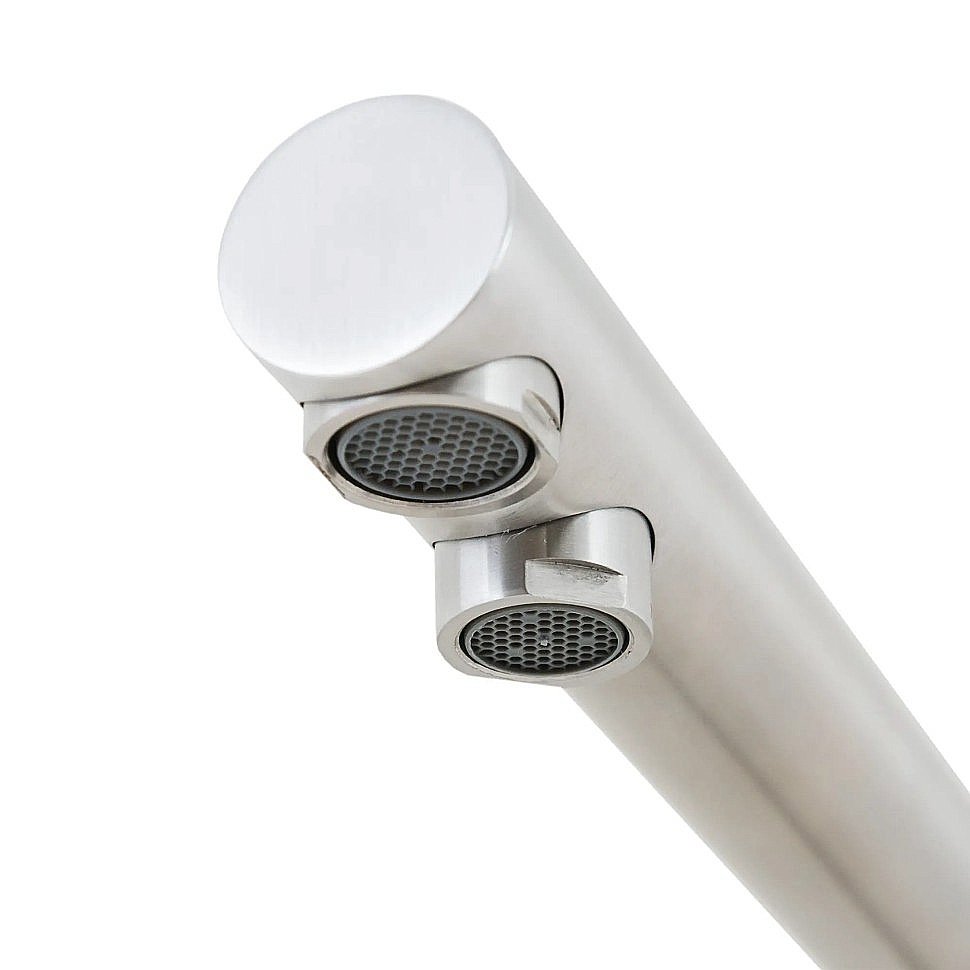 Смеситель для кухни PAINI Norda NRPW6433VEB90 никель купить в интернет-магазине сантехники Sanbest