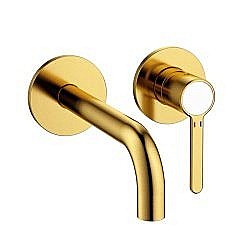 Смеситель для раковины Cezares ECO-DI-BORO золото купить в интернет-магазине сантехники Sanbest