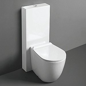 Унитаз Simas Vignoni безободковый, с напольным бачком, с крышкой микролифт купить в интернет-магазине Sanbest