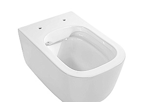 Унитаз подвесной Aquatek ЛУГАНО AQ2002-00+INS-0000012+KDI-0000015+KKI-0000002 белый, безободковый, с крышкой микролифт, с инсталляцией и белой глянцевой кнопкой купить в интернет-магазине Sanbest