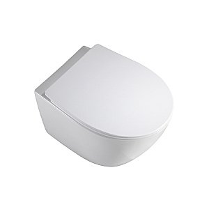 Унитаз подвесной Orange C07-150w смыв торнадо, безободковый, с крышкой микролифт купить в интернет-магазине Sanbest