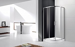 Душевой уголок Cezares Molveno 90х120 Molveno-RH-2-120/90-C-Cr-IV стекло прозрачное/профиль хром купить в интернет-магазине Sanbest