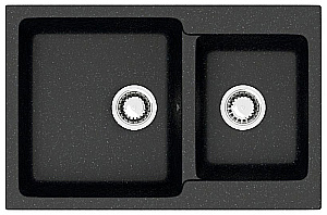 Кухонная мойка Azario Grand 76х50 CS00079903 черная матовая купить в интернет-магазине сантехники Sanbest