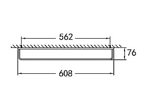 Полотенцедержатель Cezares Maxima AM-F-8912 купить в интернет-магазине сантехники Sanbest