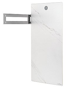 Полотенцесушитель электрический с каменной плитой Белый мрамор WONZON & WOGHAND STUTTGART, Темный графит (WW-A501-GM) купить в интернет-магазине сантехники Sanbest