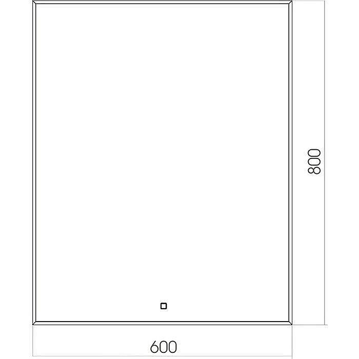 Зеркало Mixline Алмина 547313 60 в ванную от интернет-магазине сантехники Sanbest
