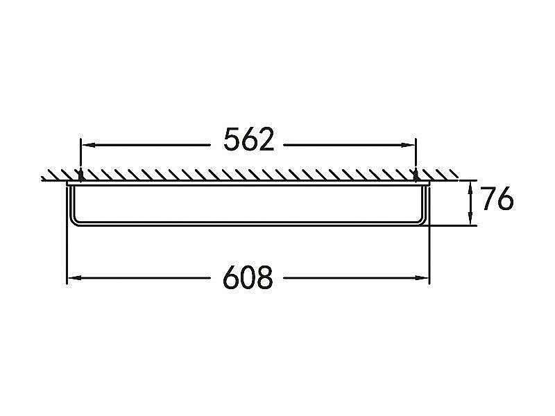 Полотенцедержатель Cezares Maxima AM-F-8912 купить в интернет-магазине сантехники Sanbest