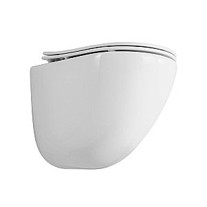 Унитаз подвесной BelBagno AMANDA безободковый, с крышкой микролифт купить в интернет-магазине Sanbest