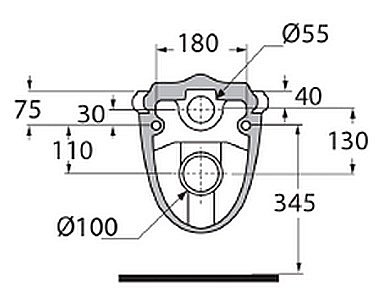 Унитаз подвесной Migliore Impero ML.IMP-25.340.BI купить в интернет-магазине Sanbest