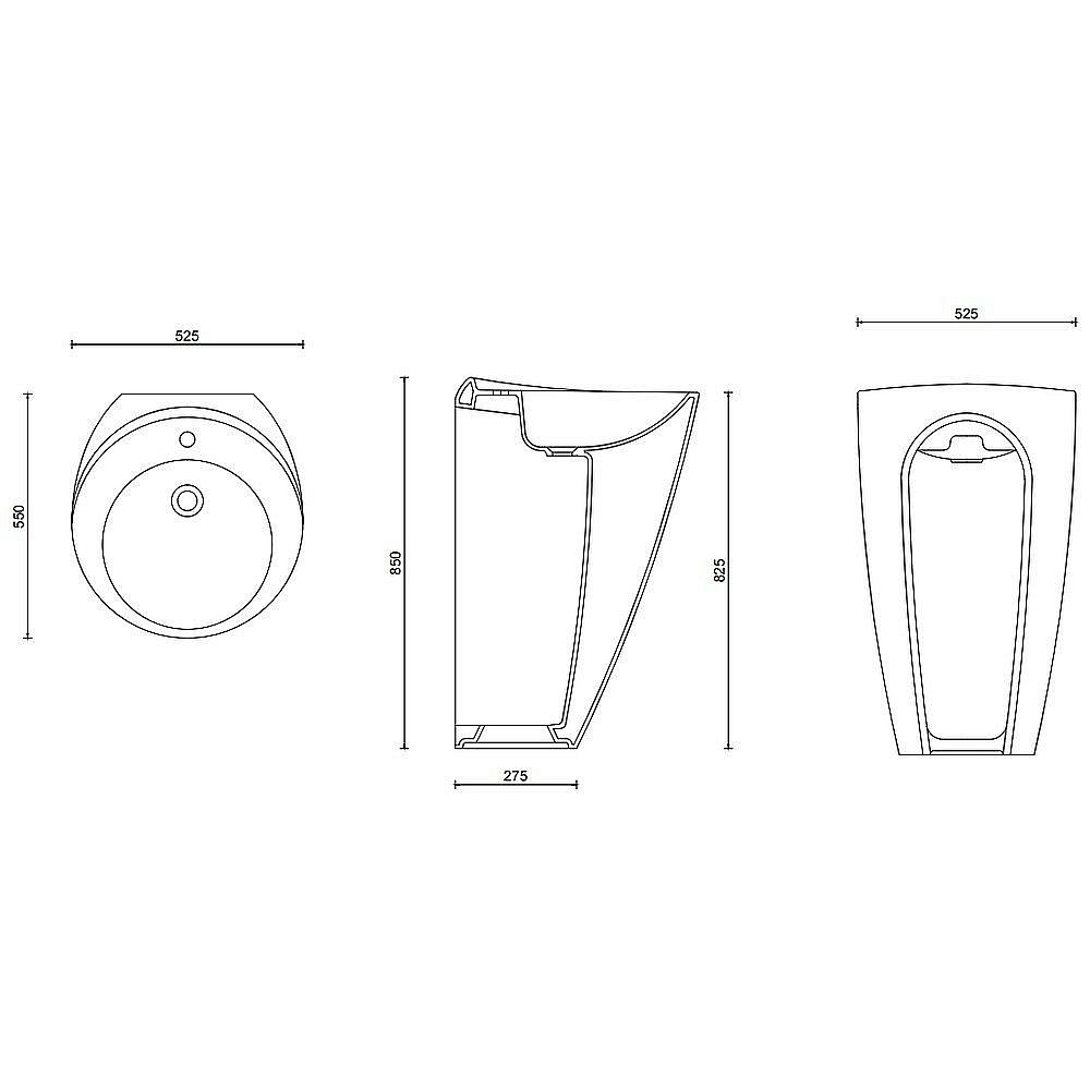 Раковина Gural Vit ARYA AR10MNL01 купить в интернет-магазине Sanbest