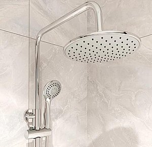 Душевая система Milardo Helic HELSB1FM06 хром купить в интернет-магазине сантехники Sanbest