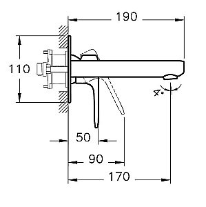 Смеситель для раковины Vitra ROOT ROUND A42721EXP купить в интернет-магазине сантехники Sanbest