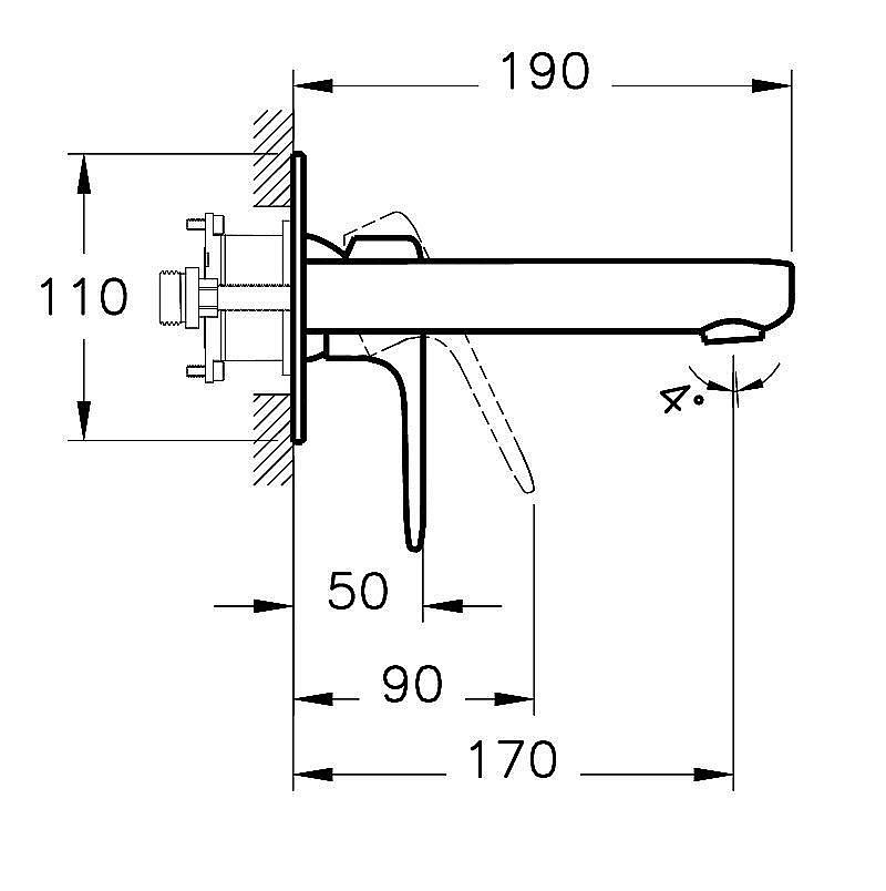 Смеситель для раковины Vitra ROOT ROUND A42721EXP купить в интернет-магазине сантехники Sanbest