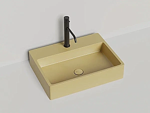 Раковина Salini OTTAVIA 1103201MF 59,5 из искусственного камня S-Stone, матовая, цвет по RAL полностью купить в интернет-магазине Sanbest