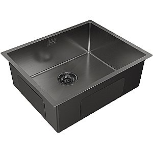 Кухонная мойка Paulmark Next 54 PM215444-GM вороненая сталь купить в интернет-магазине сантехники Sanbest