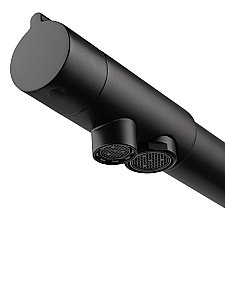 Смеситель для кухни c подключением фильтра WONZON & WOGHAND, Черный матовый (WW-88458008-MB) купить в интернет-магазине сантехники Sanbest