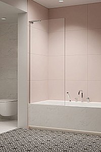 Шторка для ванны Radaway Modo SL PNJ II 100 стекло прозрачное/профиль хром купить в интернет-магазине Sanbest
