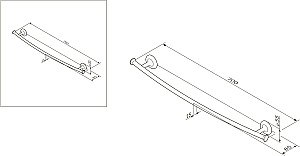 Полотенцедержатель AM.PM Like A80346400 купить в интернет-магазине сантехники Sanbest
