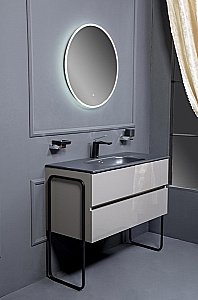 Зеркало Armadi Art Vallessi круглое с подсветкой 80 в ванную от интернет-магазине сантехники Sanbest