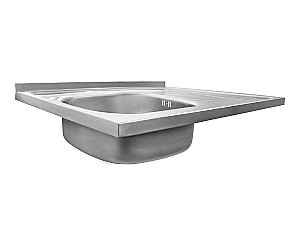 Мойка кухонная Kaiser KSS-8060 хром купить в интернет-магазине сантехники Sanbest