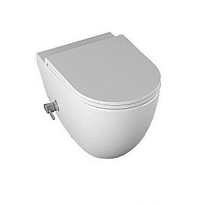 Унитаз подвесной с функцией биде Isvea Infinity 10NFS1005I-2L белый матовый, безободковый купить в интернет-магазине Sanbest