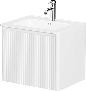 Тумба с раковиной Allen Brau Gravity 60 1.370016.WM белая матовая для ванной в интернет-магазине Sanbest