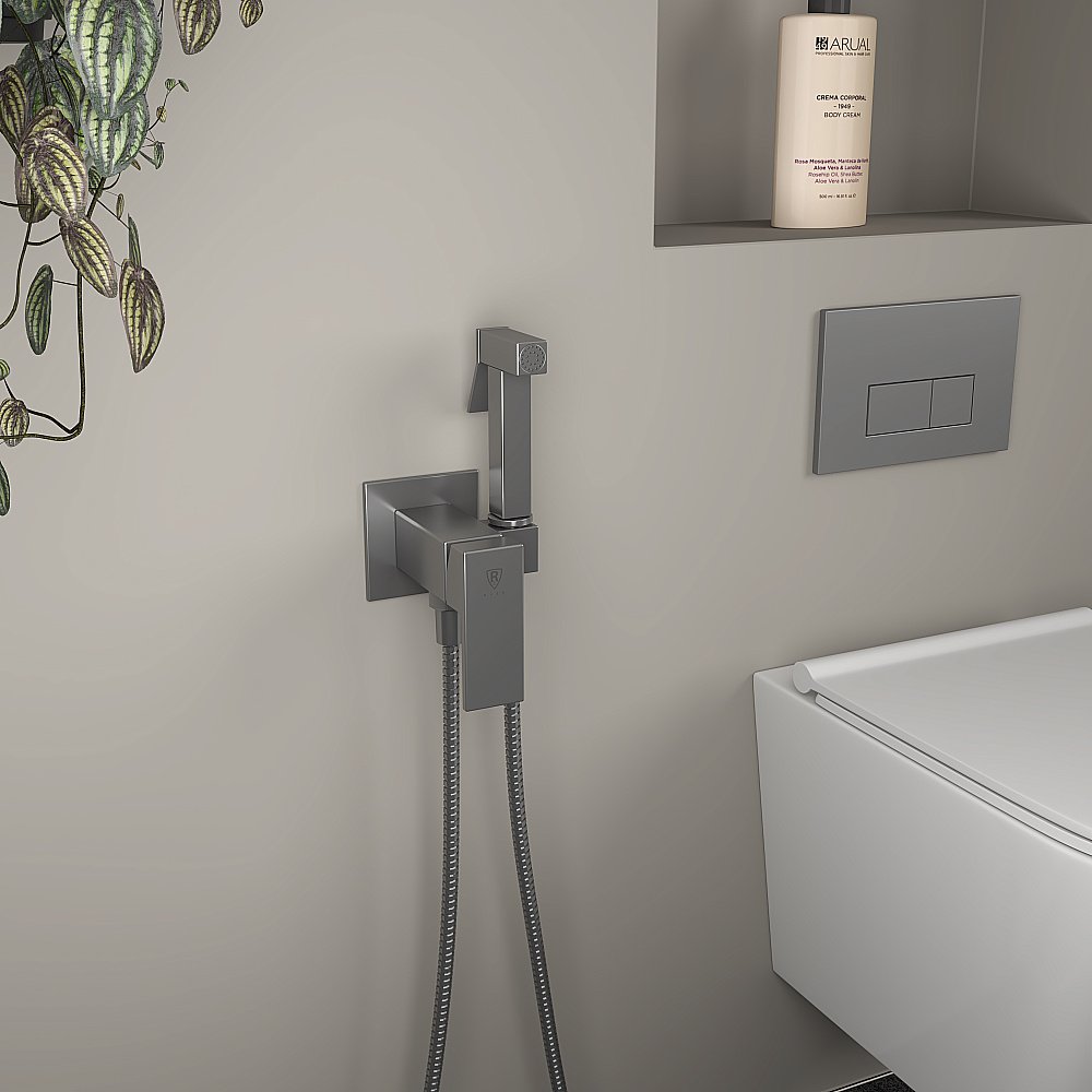 Гигиенический душ Rush Thira TR3635-99Grey графит купить в интернет-магазине сантехники Sanbest