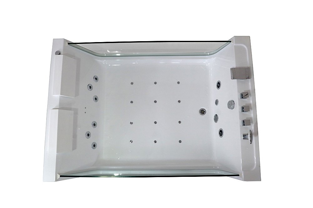 Ванна акриловая CeruttiSpa 9958 170x120 с гидромассажем белая купить в интернет-магазине Sanbest