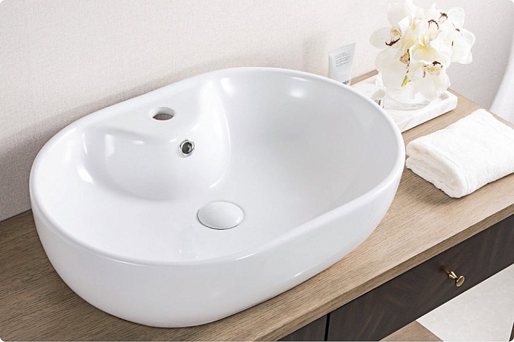 Раковина накладная Belbagno 60 BB1151 белая купить в интернет-магазине Sanbest