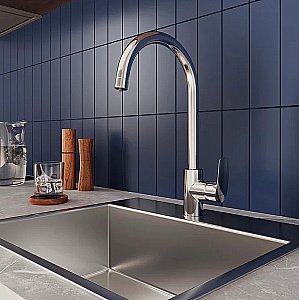 Смеситель для кухни Milardo Rora RORSBFJM05 хром купить в интернет-магазине сантехники Sanbest