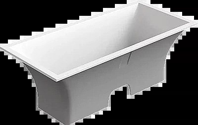 Ванна акриловая BAS Мадрид ва00007 170x80 серая купить в интернет-магазине Sanbest