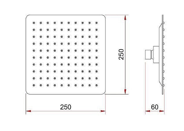 Душевая система Berges VENTAS 73002 черная матовая купить в интернет-магазине сантехники Sanbest