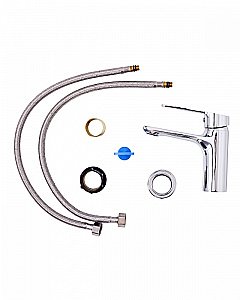 Смеситель для раковины Orange FLAT M12-021cr хром купить в интернет-магазине сантехники Sanbest